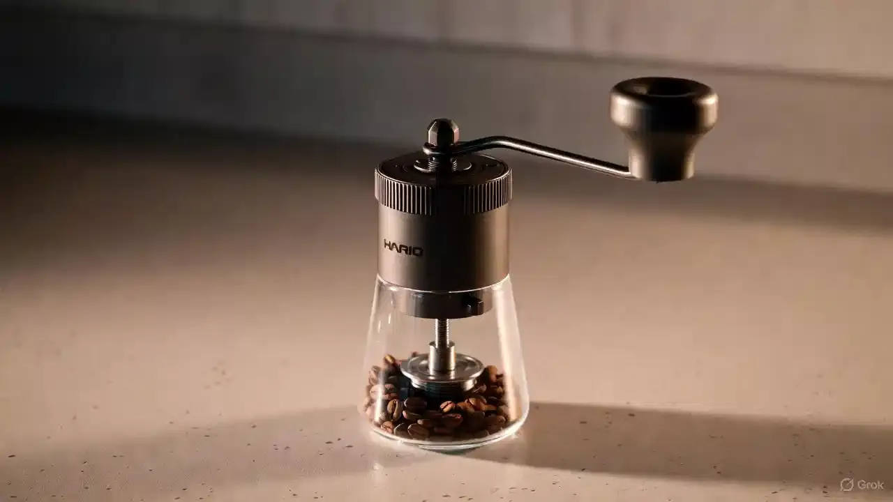 Hario Skerton Pro affordable manual burr grinder with large capacity